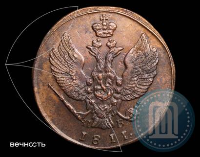 Picture 2 kopecks 1811 year КМ-ПБ 