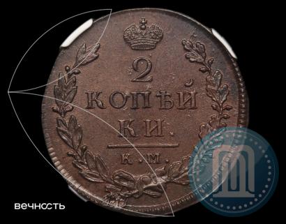 Picture 2 kopecks 1816 year КМ-АМ 