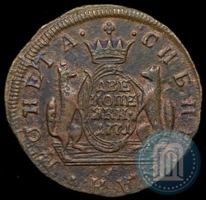 Picture 2 kopecks 1771 year КМ 