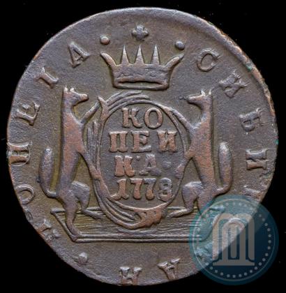 Фото 1 копейка 1778 года КМ 