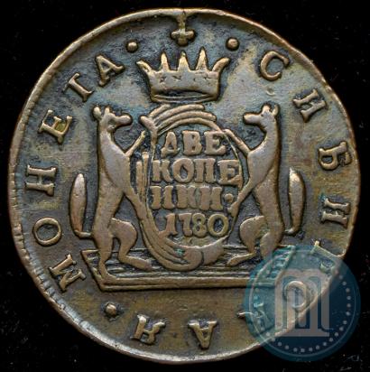 Picture 2 kopecks 1780 year КМ 