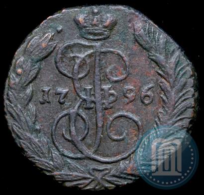 Picture 1 kopeck 1796 year ЕМ 