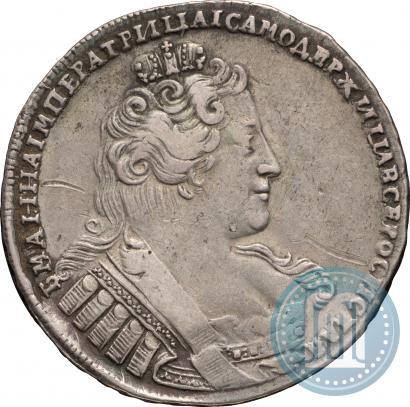 Фото 1 рубль 1734 года  "Тип 1732 года"