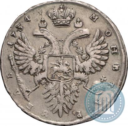 Фото 1 рубль 1734 года  "Тип 1732 года"