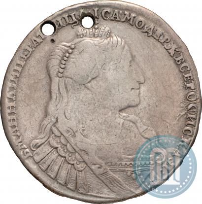 Фото 1 рубль 1734 года  "Тип 1735 года"