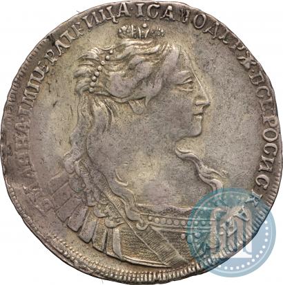 Фото 1 рубль 1734 года  "Тип 1735 года"
