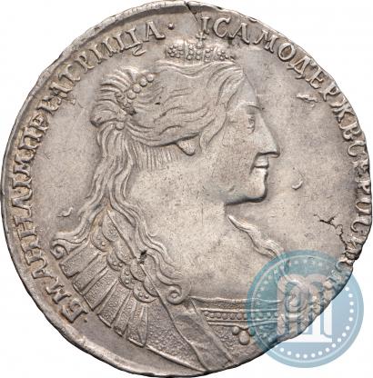 Picture Poltina 1734 year  "Type of 1735"