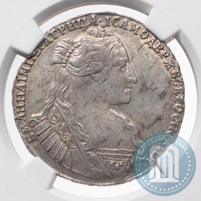 Фото Полтина 1734 года  "Тип 1735 года"