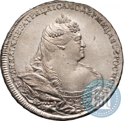 Picture 1 rouble 1738 year  "Moscow type"