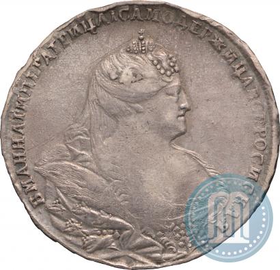 Picture 1 rouble 1738 year  "Moscow type"