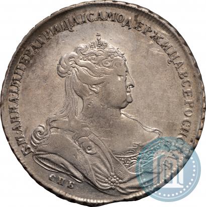 Picture 1 rouble 1738 year СПБ "Petersburg type"