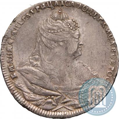 Фото 1 рубль 1739 года  "Московский тип"