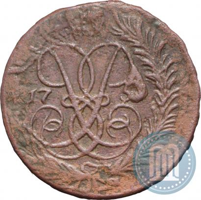 Picture 2 kopecks 1758 year  "Nominal above St. George"