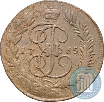 Фото 5 копеек 1765 года ММ 