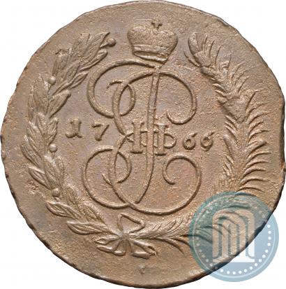 Picture 5 kopecks 1766 year ММ 