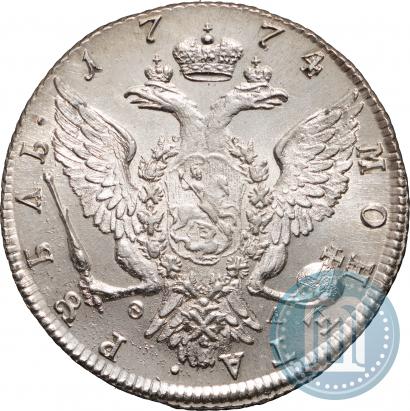 Picture 1 rouble 1774 year СПБ-ФЛ 