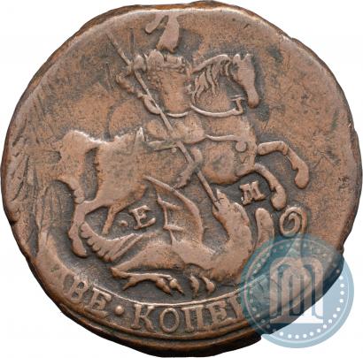 Picture 2 kopecks 1774 year ЕМ 