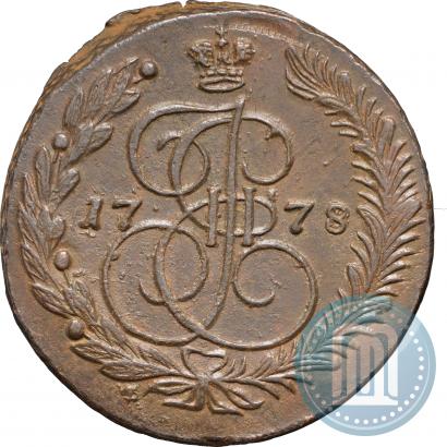 Picture 5 kopecks 1778 year ЕМ 