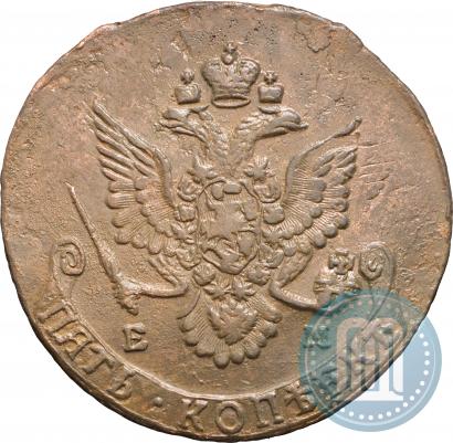 Фото 5 копеек 1782 года ЕМ 