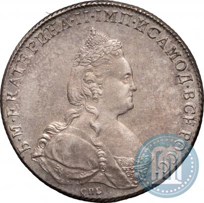 Фото 1 рубль 1786 года СПБ-ЯА 