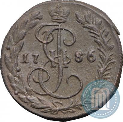 Фото Денга 1786 года КМ 