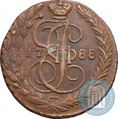 Picture 5 kopecks 1788 year ЕМ 