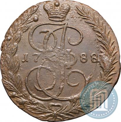 Фото 5 копеек 1788 года ЕМ 
