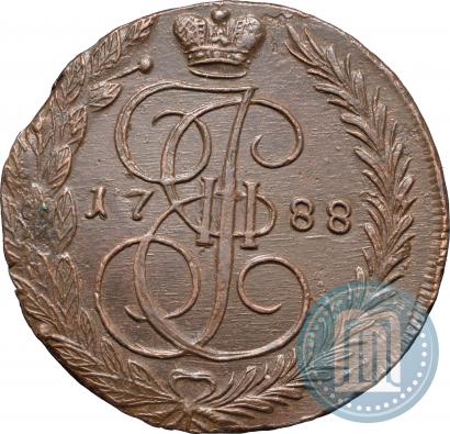 Picture 5 kopecks 1788 year ЕМ 