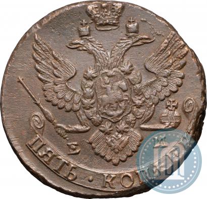 Picture 5 kopecks 1788 year ЕМ 