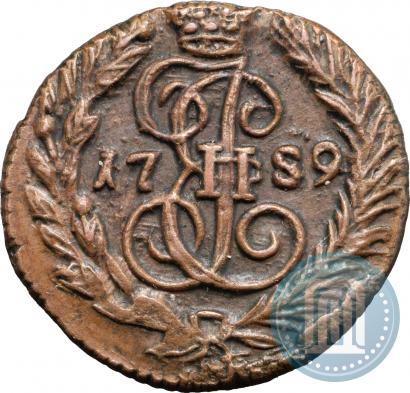 Фото Полушка 1789 года ЕМ 