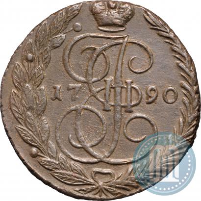 Фото 5 копеек 1790 года ЕМ 