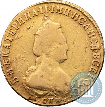 Picture 5 roubles 1792 year СПБ 