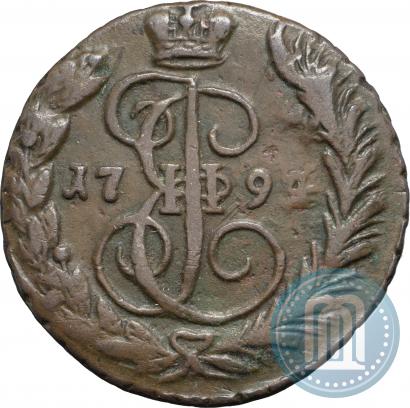 Picture 1 kopeck 1794 year ЕМ 