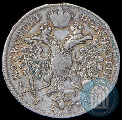 Фото Полуполтинник 1713 года G "Портрет работы С. Гуэна"