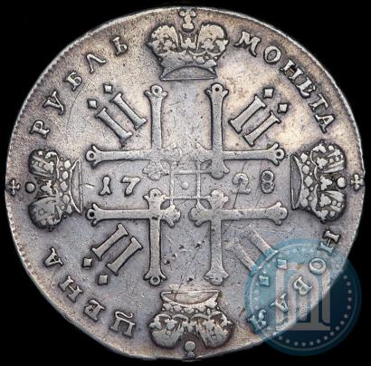 Фото 1 рубль 1728 года  "Тип 1728"