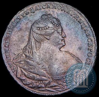 Picture 1 rouble 1740 year  "Moscow type"