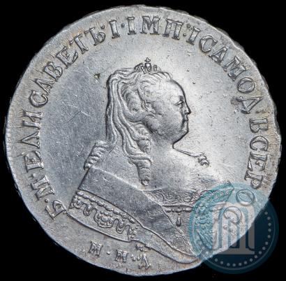 Фото 1 рубль 1749 года ММД 