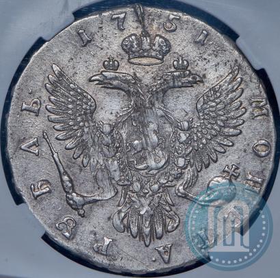 Picture 1 rouble 1751 year ММД 
