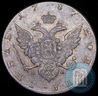 Picture 1 rouble 1787 year СПБ-ЯА 