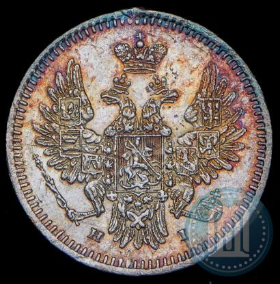 Фото 5 копеек 1855 года СПБ-HI 