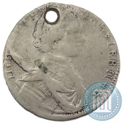 Picture Polupoltinnik 1713 year G "Portrait by S. Gouin"