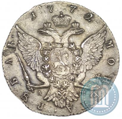 Фото 1 рубль 1772 года СПБ-АШ 
