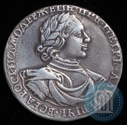 Фото 1 рубль 1719 года OK-L "Портрет в латах"