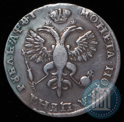Фото 1 рубль 1719 года OK-L "Портрет в латах"