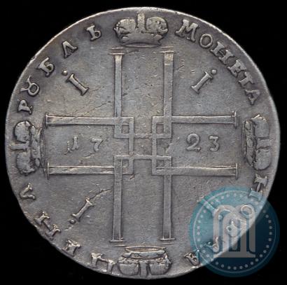 Picture 1 rouble 1723 year OK "Portrait with ermine mantle"