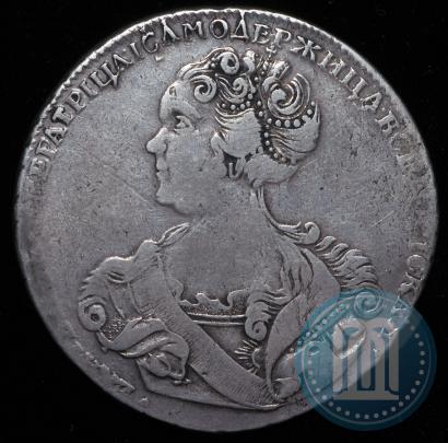 Picture 1 rouble 1725 year СПБ "Petersburg type, portrait turned to the left"