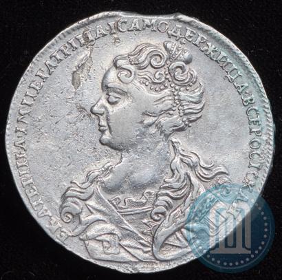 Picture 1 rouble 1726 year  "Moscow type, portrait turned to the left"