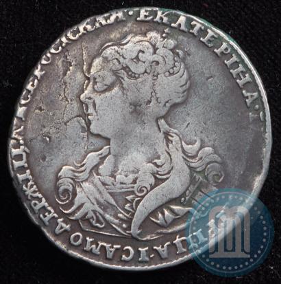 Picture Poltina 1726 year  "Moscow type, portrait turned to the left"