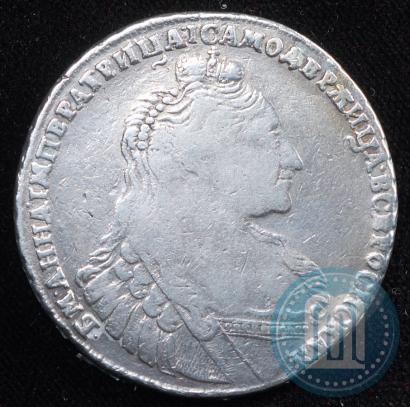 Фото 1 рубль 1737 года  "Тип 1735 года"