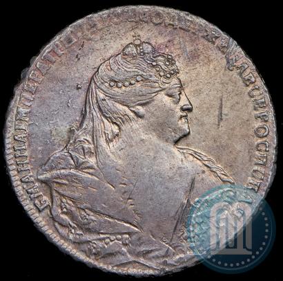 Picture 1 rouble 1738 year  "Moscow type"